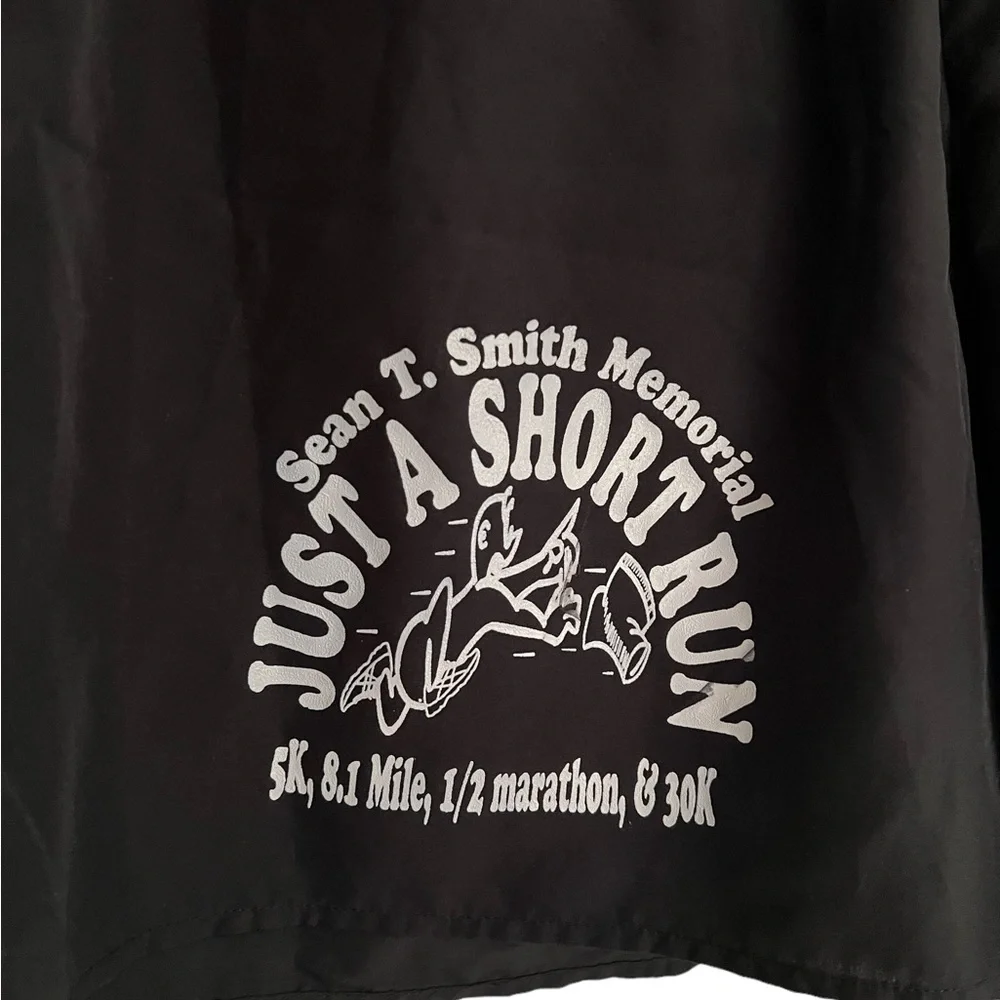 Basics Size L Black & White Logo Swim Shorts - Picture 4 of 4